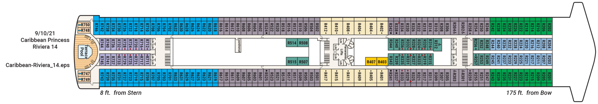 Deck 14 plan
